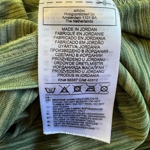 ADIDAS PRIME GREEN AERO READY Men’s Short Sleeve V Neck Shirt. Size. 2XL - Picture 4 of 6